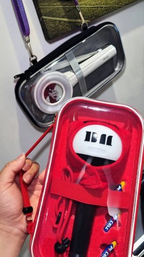 For BABYMONSTER Light stick Pouch Ver.1 K-Pop Fanlight Stick Case photo review
