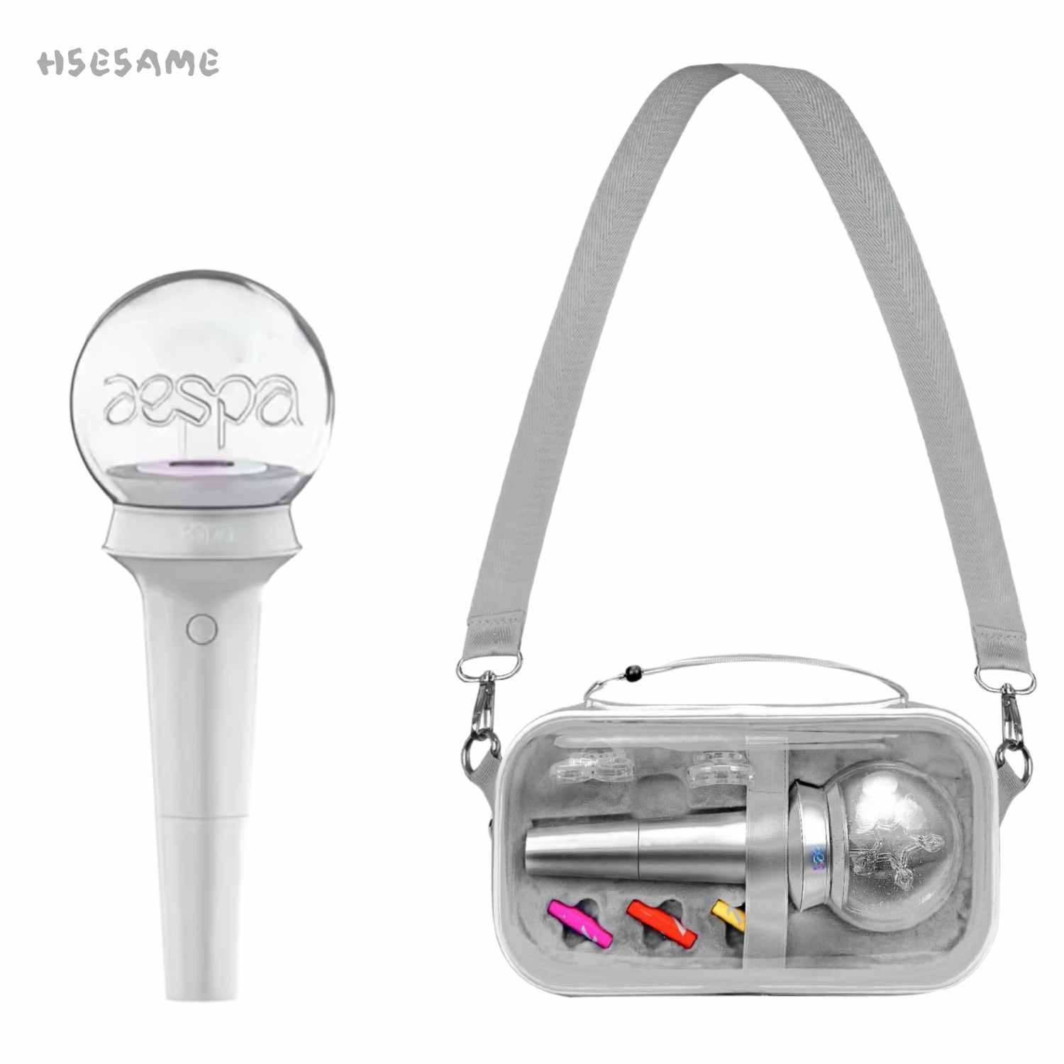 Suitable for aespa Light Stick Case Bag Pouch Ver.1 K-Pop Concert 