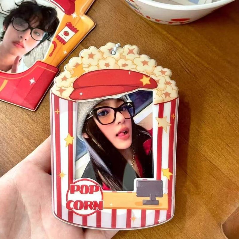 Card Holder Popcorn and fries | kpop photocard holder - Image 2