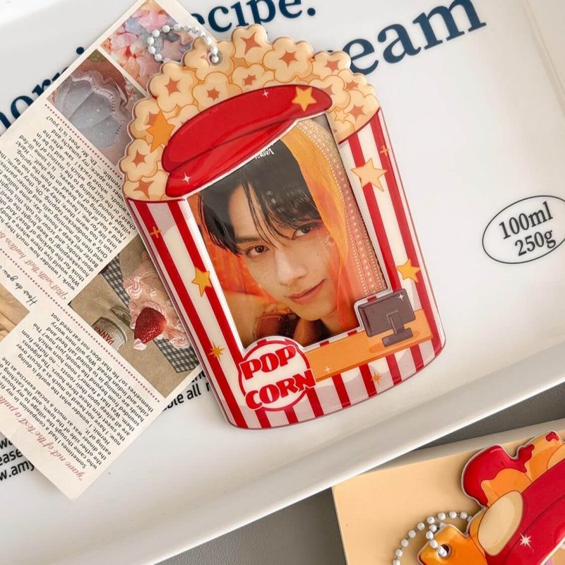 Card Holder Popcorn and fries | kpop photocard holder - Image 5