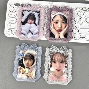 Card Holder Lace bow | kpop photocard holder