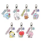BTS Army Bangtan Boys Merch Keychain Pendant BT21 Key Ring Bagpack Keychain School Bag#1